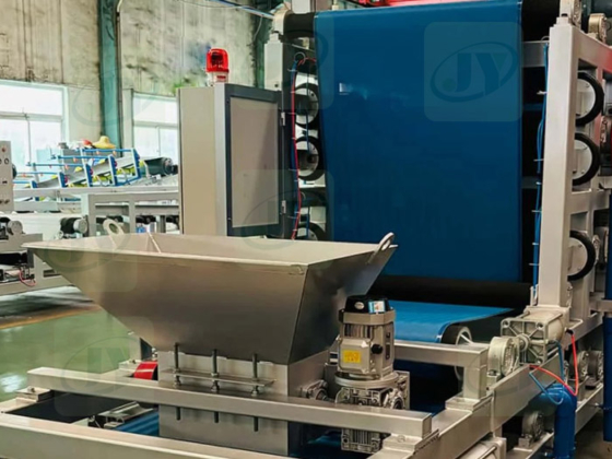 Dehydration case of fruit residue using belt press