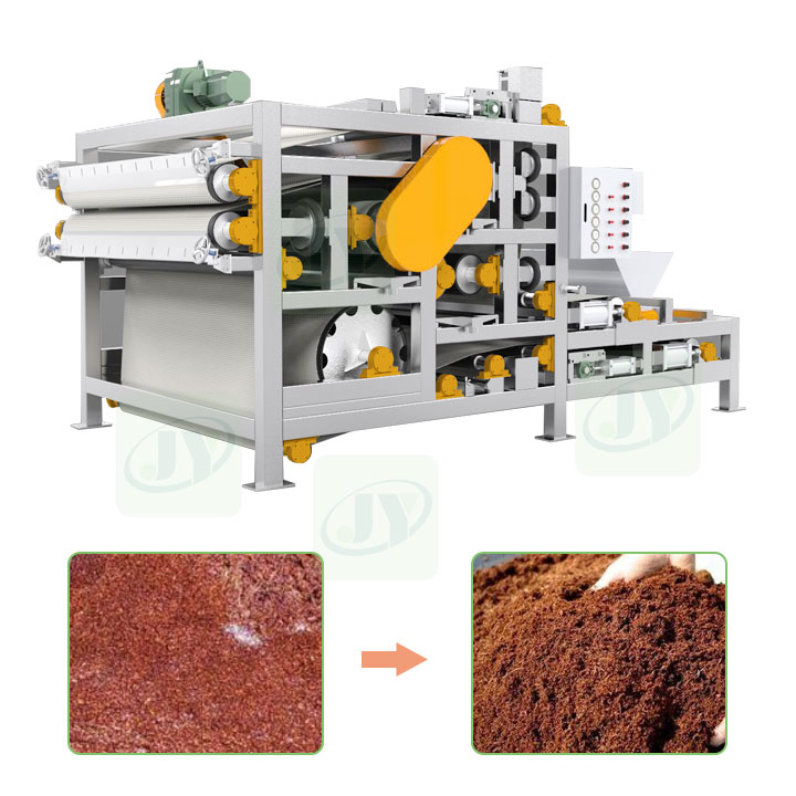 Cocopeat Coir Pith Dewatering Machine
