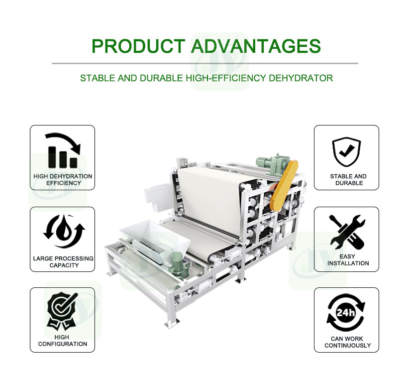 Belt Dehydrators Product Advantages