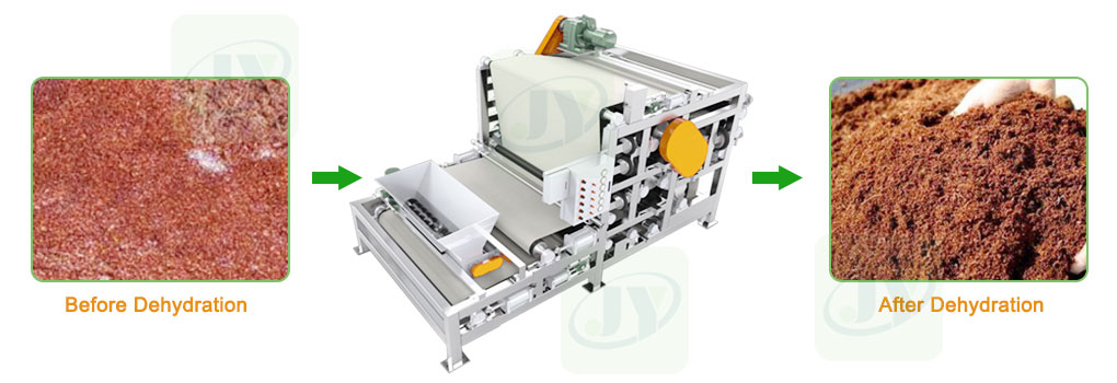 Cocopeat Coir Pith Dewatering Machine